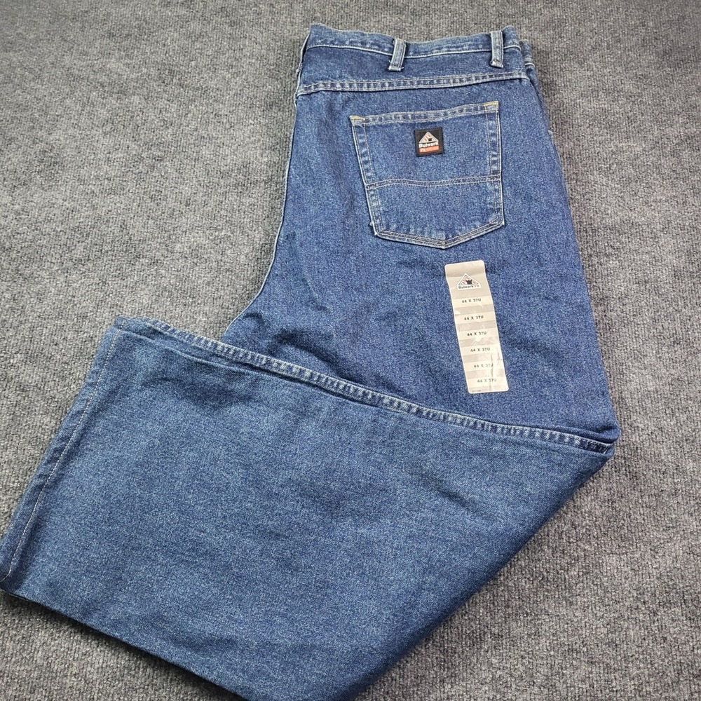 Bulwark FR Mens Flame Resistant Jeans Blue Denim PEJ6BW1 44x37 CAT2 Arc RatedNEW